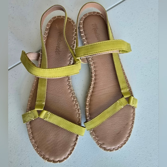 MADEWELL Hallie Espadrille Sandal in Nubuck Leather size 10 - Picture 3 of 9